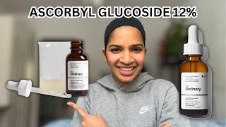 The Ordinary Ascorbyl Glucoside Solution 12 Review  Vitamin C serum for face  Researcher Explains [upl. by Liddie197]