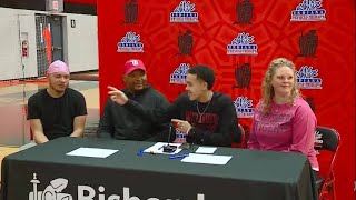 Kohen McKenzie full interview on signing with Wittenberg football [upl. by Rehpotsirh]