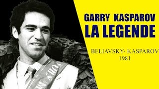 Kasparov la légende 5 nouveau sacrifice de qualité pour lactivité en 1981 [upl. by Adilem707]