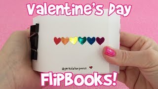 Valentines Day FLIPBOOK compilation 5 years of valentine flipbooks [upl. by Tullius]