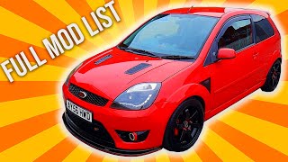 Fiesta ST150  Full Modification List [upl. by Hickey]