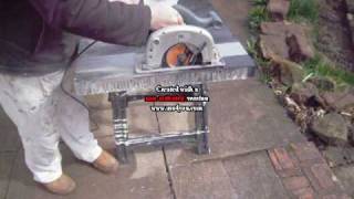 Cutting VStone granite worktops [upl. by Cole152]