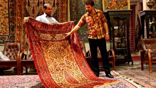 Persian Carpets in Isfahan  Tea Mage Goes to Iran [upl. by Neyut]