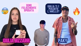 GIULIA BIZZARRI HA BUTTATO L’ANELLO REGALATO DA PAKY [upl. by Nosecyrb]