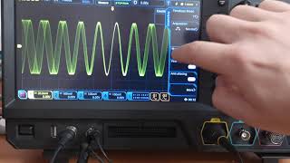 Rigol MSO5072 built in waveform generator FM [upl. by Orianna]