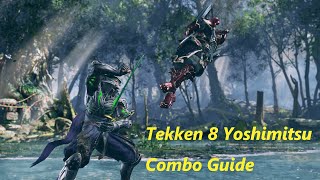 Tekken 8 Yoshimitsu Combo Guide English Sub [upl. by Chong]