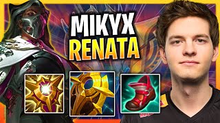 MIKYX BRINGS BACK RENATA SUPPORT  G2 Mikyx Plays Renata Support vs Rell Season 2024 [upl. by Oira]