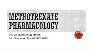 Methotrexate Pharmacology [upl. by Leor]