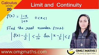 Example on epsilon delta definition on limit  find value of delta  limit of function  Bsc [upl. by Ed]