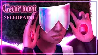 Garnet Steven Universe FanArt Speedpaint [upl. by Banky]