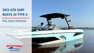 2023 ATX Surf Boats 24 TypeS  MarineMax Orlando [upl. by Calysta]