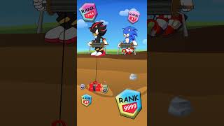 Shadow vs Sonic GOLD Digging game Rank Up Challenge sonic rankup shorts catnap levels [upl. by Nawyt]