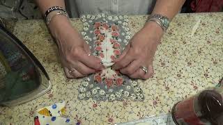 How to fold a ladies handkerchief into a dress [upl. by Kreitman]