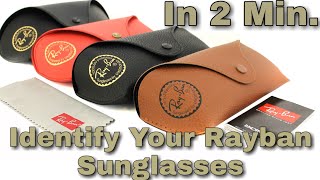 Real or fake How to identify Original Rayban sunglasses How To Verify Rayban sunglasses [upl. by Anairb]