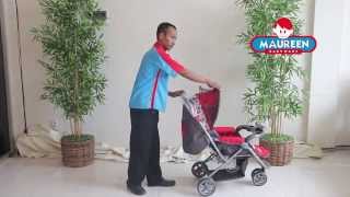 CARA MENGGUNAKAN STROLLER Pliko Boston BS 338 [upl. by Vardon]