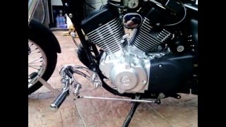 Virago 250 bobber argentina 100 [upl. by Schifra]