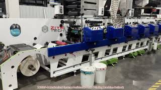 ZY350P8 Mechanical System 350mm 8 Color Flexo Printing Machine Outlook [upl. by Webb637]