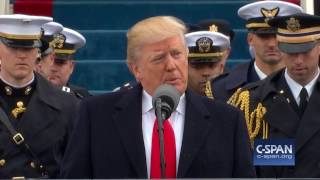 President Donald Trump Inaugural Address FULL SPEECH CSPAN [upl. by Nemlaz]