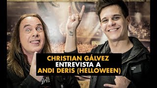 Christian Gálvez entrevista a Andi Deris Helloween [upl. by Assirim448]