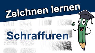 Schraffuren zeichnen lernen  Zeichnen amp Malen für Anfänger  Übungen zum Mitmachen  DrawTut [upl. by Ahsetel]