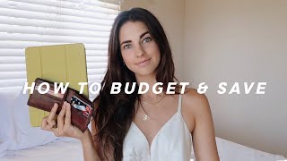 How To Budget And Save in Your 20s  Tips and Tricks [upl. by Ueihttam895]