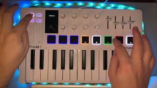 Blinding Lights  Cover  Live Looping Arturia MiniLab 3 [upl. by Arivle]