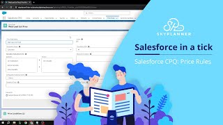 Salesforce CPQ Price Rules [upl. by Alano]