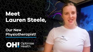 OH Meet Lauren Steele our new Physiotherapist [upl. by Mikihisa]