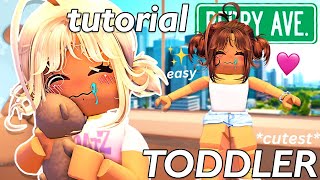 Realistic CUTEST TODDLER Tutorial amp Outfit Codes For Berry Avenue [upl. by Ingold]