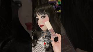 ColourPop Lip stain for fall 🎃🖤 makeuptutorial gothmakeup lipcombo colourpop gothgirl fall [upl. by Pet]