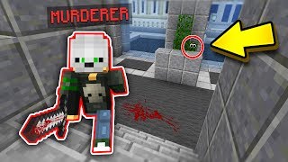 THIS HIDING SPOT IS OP Minecraft Murder Mystery Camo Trolling [upl. by Anitan284]