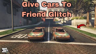 GTA 5 Online Give Cars To Friends Glitch Still Working Recive All Vehicles PS4Ps5Xbox ps5 [upl. by Ken261]