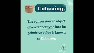 Autoboxing and unboxing in Java wrapperclass javaclass coding datatype programming shorts [upl. by O'Dell]