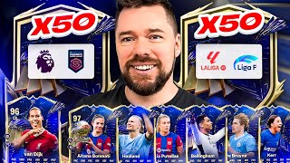 100x EPLLa Liga Premium Packs for FULL TOTY [upl. by Miriam793]