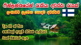 2024 ෆින්ලන්තයේ රැකියා රැසක් Finland Job Opportunities Sinhala  Full Process  Step by Step [upl. by Initsed]