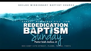 20231231 NYE Rededication Baptist Service [upl. by Heathcote]