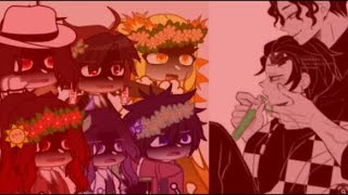 ••demon slayer react to ships🫠☠️••GIYUSHINO OBAMITSU KOKUNAKI AND OTHER CANON SHIPS••part 1•• [upl. by Tresa]