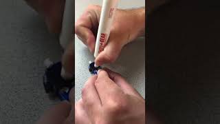 How to start cleaning permanent marker off Lego pieces￼ [upl. by Wystand]