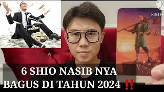 6 SHIO NASIB NYA BAGUS BANGET DI TAHUN 2024 ‼️DI TAHUN NAGA MEMILIKI HOKI BAGUS [upl. by Eupheemia]