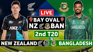 New Zealand vs Bangladesh 2nd T20 Live Scores  NZ vs BAN 2nd T20 Live Scores amp Commentary [upl. by Asilej359]