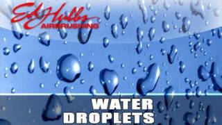 Airbrushing Water Droplets [upl. by Anwahsak]