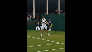 Fabian Marozsans Backhand Up Close atp tennis backhand [upl. by Rellia]