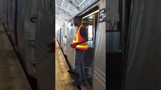 R46 R68 R68A D F N Q S trains action at Coney Island [upl. by Atinahc]