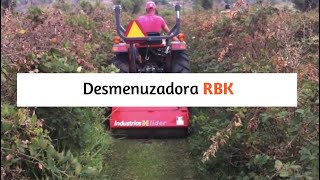 INDUSTRIAS LIDER  DESMENUZADORA RBK100 Y KUBOTA L3800 ZARZAMORA [upl. by Zigrang165]