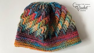 Easy Show Time Crochet Beanie Hat [upl. by Ranice969]