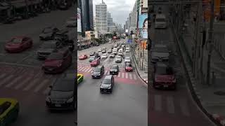 Bangkok Rush Hour Traffic is Crazyyyyyy bangkokthailand travel bangkoktraffic [upl. by Anomor]