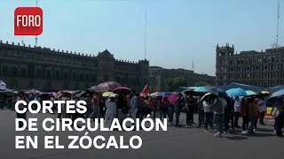 Esta es la ruta de los Integrantes de la CNTE del Zócalo a Segob  Expreso de la Mañana [upl. by Mckale]