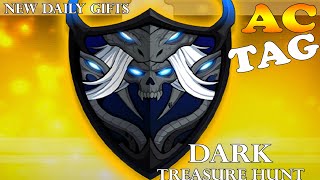 AQW NEW GORGONS GAZE RARE GAUNLET amp SHIELD RARE HOUSE WALL ITEM l DARK TREASURE HUNT JOIN MUSEUM [upl. by Anees]