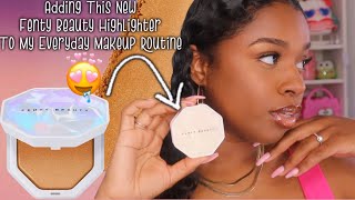 🩷 GRWM Trying The New Fenty Demi’Glow Highlight  My Everyday Makeup Routine [upl. by Ahoufe174]