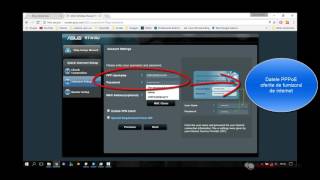 Asus RT N18U  Cum setam o conexiune PPPoE How to set up PPPoE Connection [upl. by Candace854]